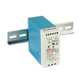 Pulse power supply unit 12V 3.33A 40W mounted on a DIN rail