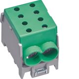 Main line branch terminal 1pole, 4x70mm², IP20, Color: green