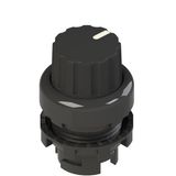 Black three-position knob selector c E2 1SE43FCE11AB