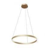 Modern Rim Pendant Lamp Brass