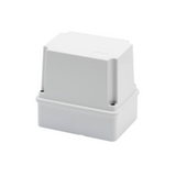 BOX FOR JUNCTIONS AND FOR ELECTRIC AND ELECTRONIC EQUIPMENT - WITH BLANK DEEP LID - IP56 - INTERNAL DIMENSIONS 120X80X120 - WITH SMOOTH WALLS