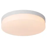 BISKIT Flush ceilin. Bathr.-White-Ø34,5-LED-24W