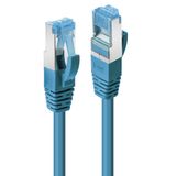 30m Cat.6A S/FTP LSZH Network Cable, Blue RJ45, M/M, 500MHz, Copper