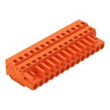 1-conductor female connector CAGE CLAMP® 2.5 mm² orange