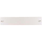 Front plate, for HxW = 300 x 1200 mm, blind, white