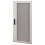 Transparent door (sheet metal), 3-point locking mechanism with clip-down handle, right-hinged, IP55, HxW=1030x570mm