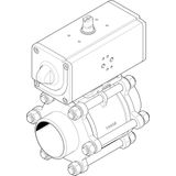 VZBA-3"-WW-63-T-22-F0710-V4V4T-PP180-R-90-C Ball valve actuator unit