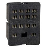 PCB socket for PT5 relays, 14-pole, 6A