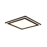 Carus LED ceiling lamp 33x33 cm matt black