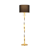 Nandor floor lamp E27 + LED black/gold