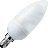 E14 CFL Candle 43x120 230V 470Lm 9W 2700K 10Khrs