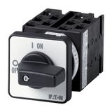 Step switches, T0, 20 A, flush mounting, 5 contact unit(s), Contacts: 9, 30 °, maintained, Without 0 (Off) position, 1-9, Design number 15250