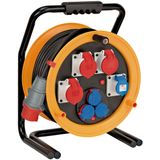 Brobusta CEE 4 IP44 cable reel for site & professional 40m H07RN-F 5G2.5