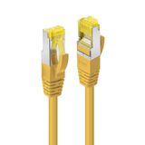 3m RJ45 S/FTP LSZH Network Cable, Yellow Cat.6A Plug, Cat.7 raw cable