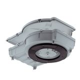 Installation housing KompaX 1 for slab ceilings, with mounting ring