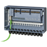 SIMATIC CFU CIO HART with aluminum enclosure, bundle consisting of: 1x SIMATIC CFU CIO HART (6ES7655-5PX41-1XX0), 1x aluminum enclosure with cable glands, shield