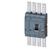 circuit breaker 3VA2 IEC Frame 1250 breaking capacity class H Icu=85 kA @ 415 V 4-pole line protection ETU320  LI In=1250 A