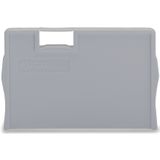 Seperator plate 2 mm thick oversized gray