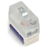 Supply module for flat cable 5 x 2.5 mm² + 2 x 1.5 mm² gray