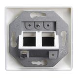 CAT6 outlet angled