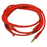 Test plug 2 mm Ø with 500 mm cable red