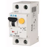 RCD/MCB combination, 6 A, 30 mA, MCB trip characteristic: C, 1p+N, RCD trip characteristic: A