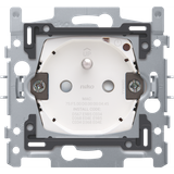 Connected switching socket outlet for Niko Home Control with pin earthing and shutters, Zigbee®, 16 A, plug-in terminals