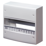 FRENCH STANDARD ENCLOSURE - SURFACE MOUNTING - WITHOUT DOOR - WITH TERMINAL BLOCK - 26 MODULES (13X2) - IP30 RAL9016