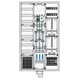 Wandlermessschrank 250A EnBW, 5-polig IP54 RAL7035, H=1400mm