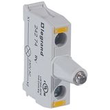 Osmoz electrical block - for control station illuminated - yellow - 230 V~