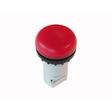 Indicator light, RMQ-Titan, Flush, without light elements, For filament bulbs, neon bulbs and LEDs up to 2.4 W, with BA 9s lamp socket, Red