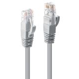 3m Cat.6 U/UTP Network Cable, Grey RJ45, M/M, 250MHz, Copper