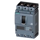 circuit breaker 3VA2 IEC Frame 100 breaking capacity class M Icu=55 kA @ 415 V 3-pole, line protection ETU560, LSIG, In=100 A overload protection  3VA2010-5JQ32-0DL0