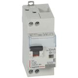 Differential circuit breaker DX³4500 high inlet and low outlet screw U+N 230V~ - 32A typeAC 30mA - curve C - 2 modules