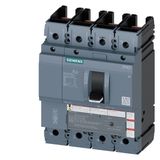 circuit breaker 3VA5 UL frame 250 breaking capacity class  M 35kA @ 480 V 4-pole, line protection TM210,  FTFM, In=225A without overload protection...