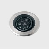 Recessed uplighting IP66-IP67 Gea Power LED Pro Ø220mm Comfort LED 8.4W RGBW DMX RDM AISI 316 stainless steel 817lm