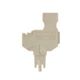 Component plug (terminal), Miscellaneous, Plugged, beige