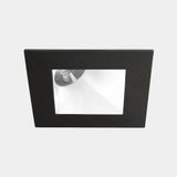 Downlight Play Deco Asymmetrical Square Fixed 11.9W LED warm-white 2700K CRI 90 37.6º PHASE CUT Black/White IP54 750lm