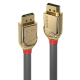 2m DisplayPort 1.4 Cable, Gold Line DP Male to Male