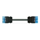 pre-assembled interconnecting cable Eca Socket/plug blue