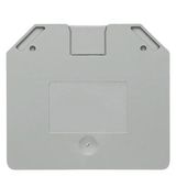 Cover, terminal size 16 mm², width 2.2 mm, gray
