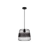 Matt Black Metal  LED E27 1x12 Watt 230 Volt  Bulb Excluded IP20  D: 29.5 H: 126 cm Adjustable height