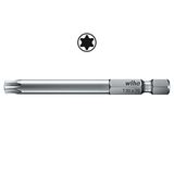 WIHA Lange Standaard bit TORX E 6,3 7045Z T25x70 (2 stuks)