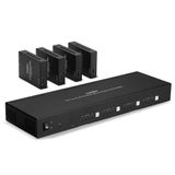 70m Cat.6 4x4 HDMI 4K60 & IR Matrix Extender Extend 4K@60Hz resolutions from 4 sources to 4 included receivers