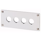 Flush mounting plate, 4 mounting locations