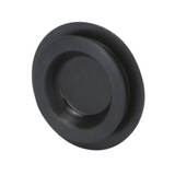 BLACK SCREWCAP FOR UNWIRED ENCLOSURE FOR PUSH BUTTON WITH ROUND SHAPE - DIAMETER 22MM - BLACK