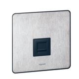 Sinergy Sleek Telephone socket British telecom Master Brushed Stainless steel