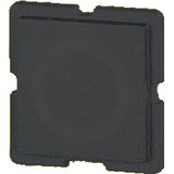 Button plate 25, black