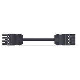 pre-assembled interconnecting cable;Eca;Socket/plug;black