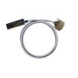 PLC-wire, Analogue signals, 37-pole, Cable LiYCY, 3.5 m, 0.25 mm²